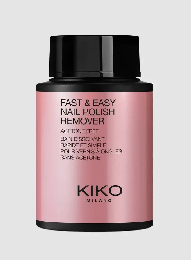 KIKO MILANO Fast & Easy Nail Polish Remover Clear