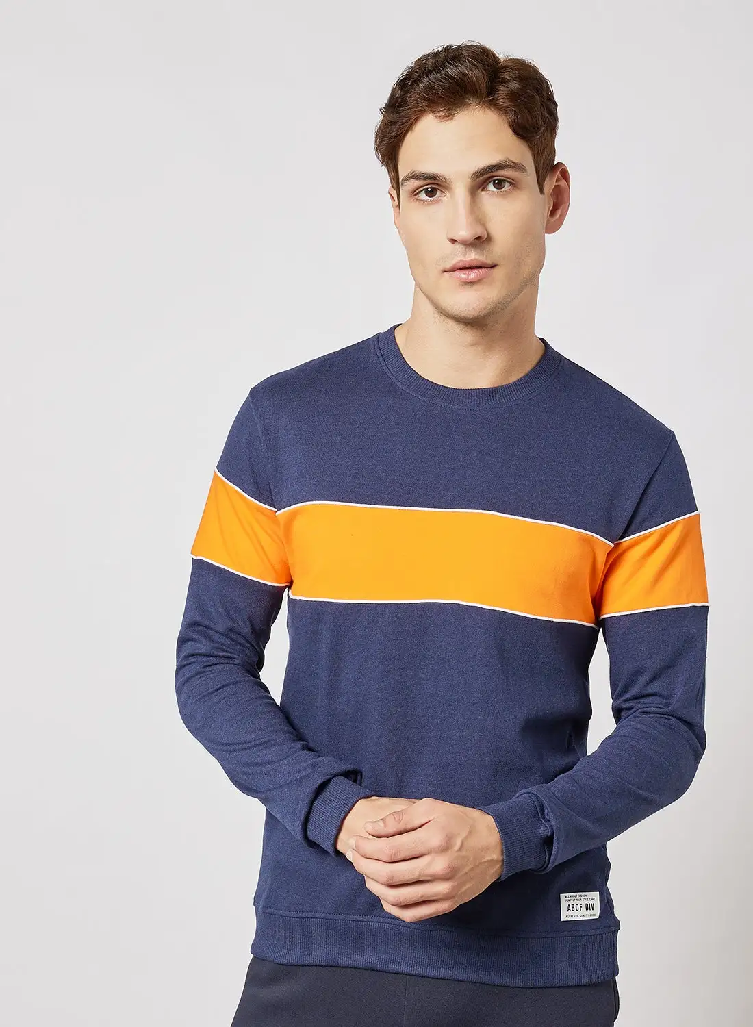 ABOF Regular Fit Sweatshirt Navy