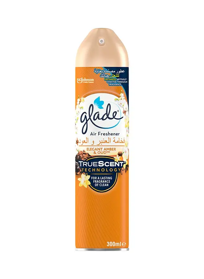 Glade Air Freshener Spray Elegant Amber And Oud 300ml