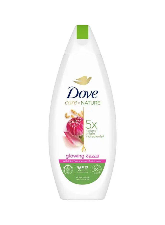 Dove Care By Nature Lotus And Rice Water Glowing Body Wash 250.0ml