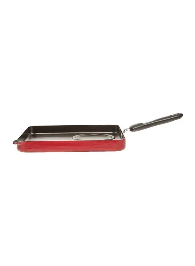 Prestige Classique Square Breakfast Pan Red/Black 28cm