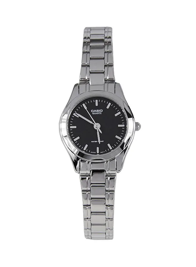 CASIO Women's Women's Stainless Steel Analog Watch LTP-1275D-1ADF - 25 mm - Silver