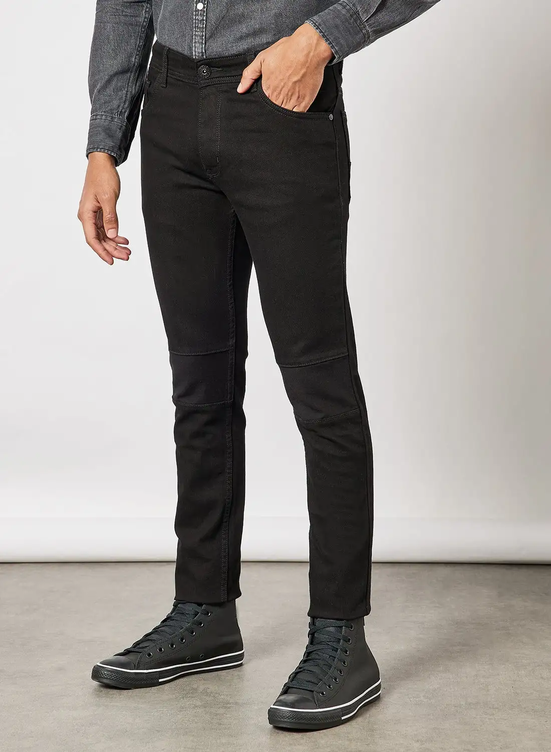 ABOF Slim Fit Jeans Black