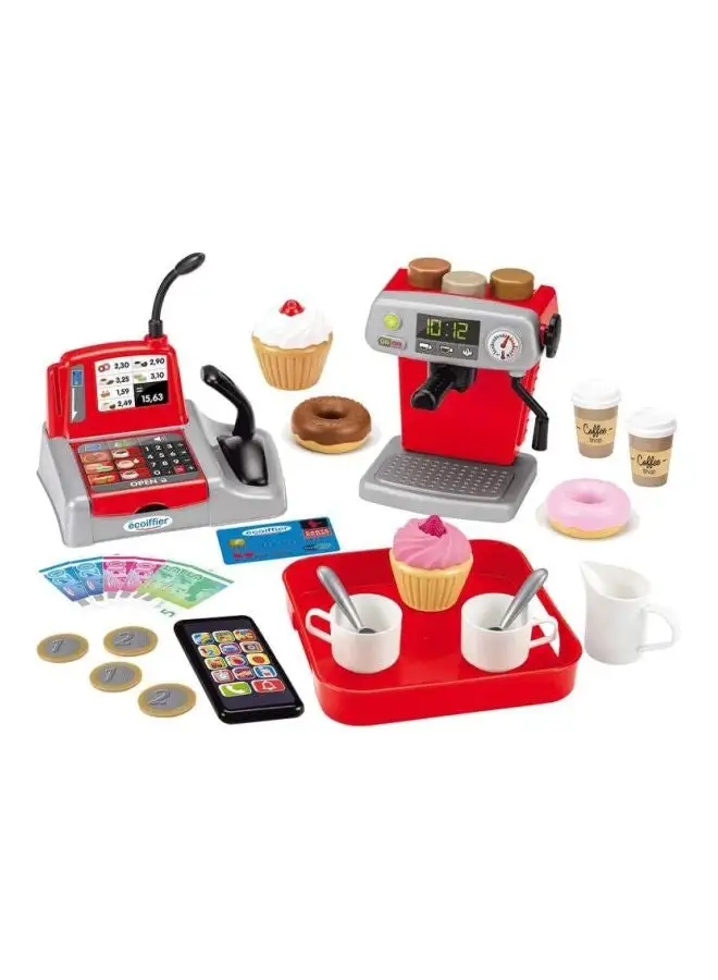 ecoiffier 33-Piece Coffee Shop Set