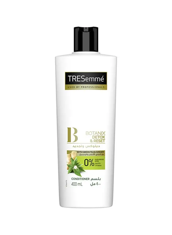 Tresemme Botanix Natural Detox And Reset Conditioner With Green Tea And Ginger 400ml