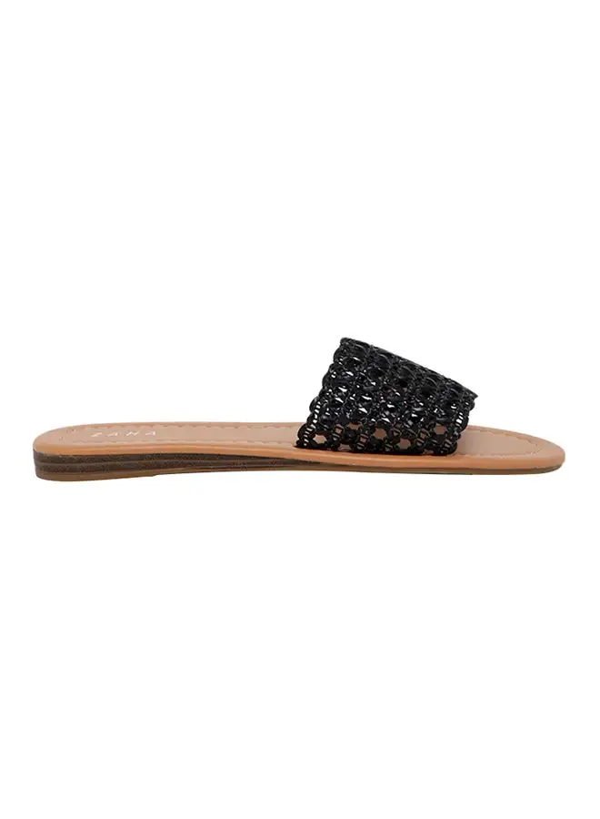 ZAHA Textured Panel Flats Black