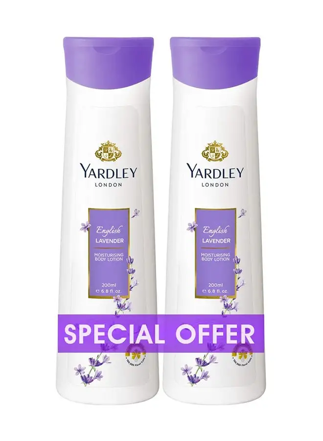 Yardley Body Lotion Lavender Pack Of 2 200ml