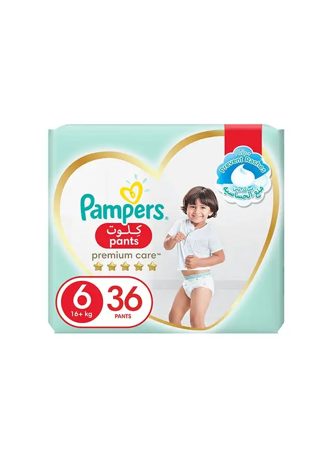 Pampers Premium Care Pants Diapers Size 6 Jumbo Pack 36 Count