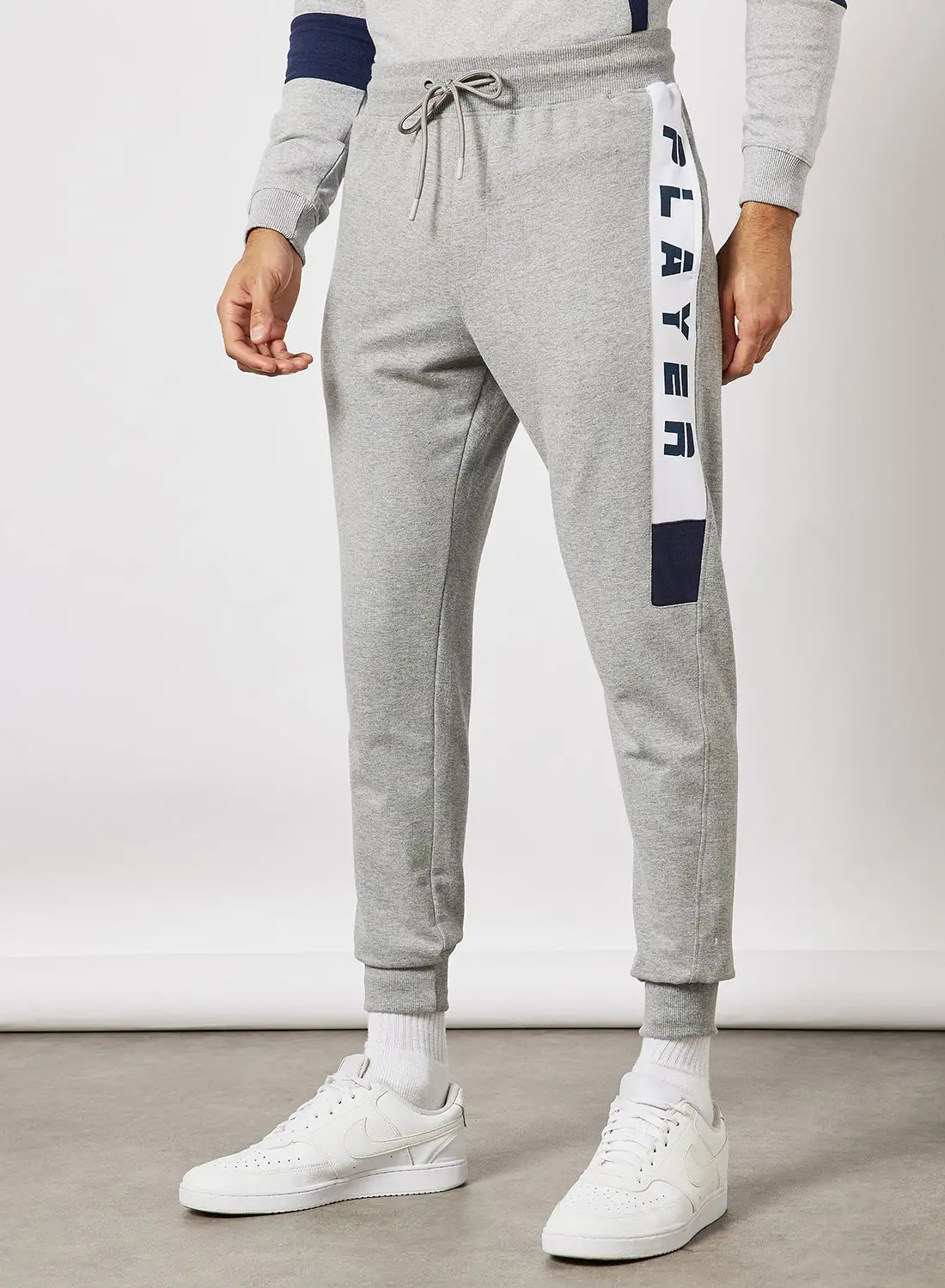 ABOF Regular Fit Joggers Grey