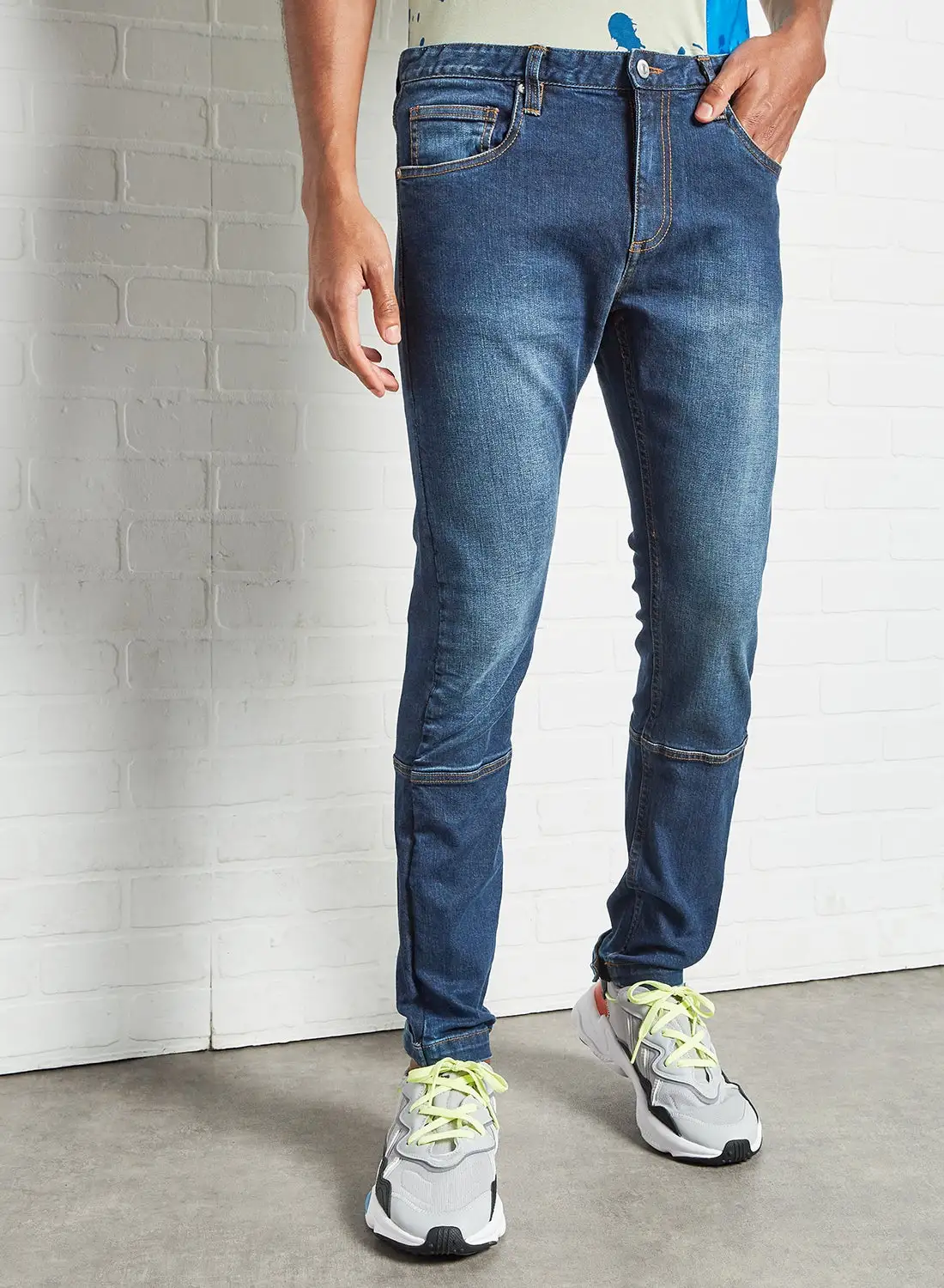 Blue Saint Comfortable Stylish Cotton Jeans Blue