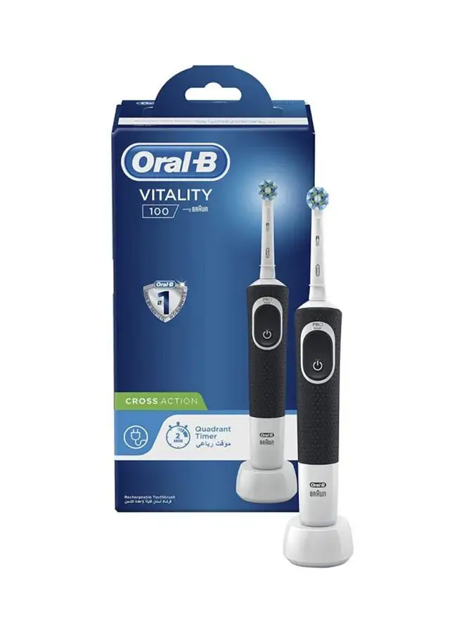 Oral B Vitality 100 Electric Rechargeable Toothbrush Black