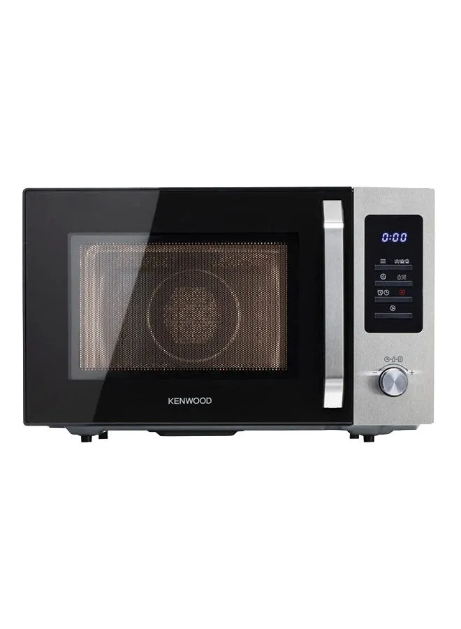 KENWOOD Microwave Oven With Grill, Convection, Digital Display, 5 Power Levels, Defrost Function, Stainless Steel, Auto Menu, 95 Minutes Timer, Clock Function 30 L 900 W MWM31.000BK silver