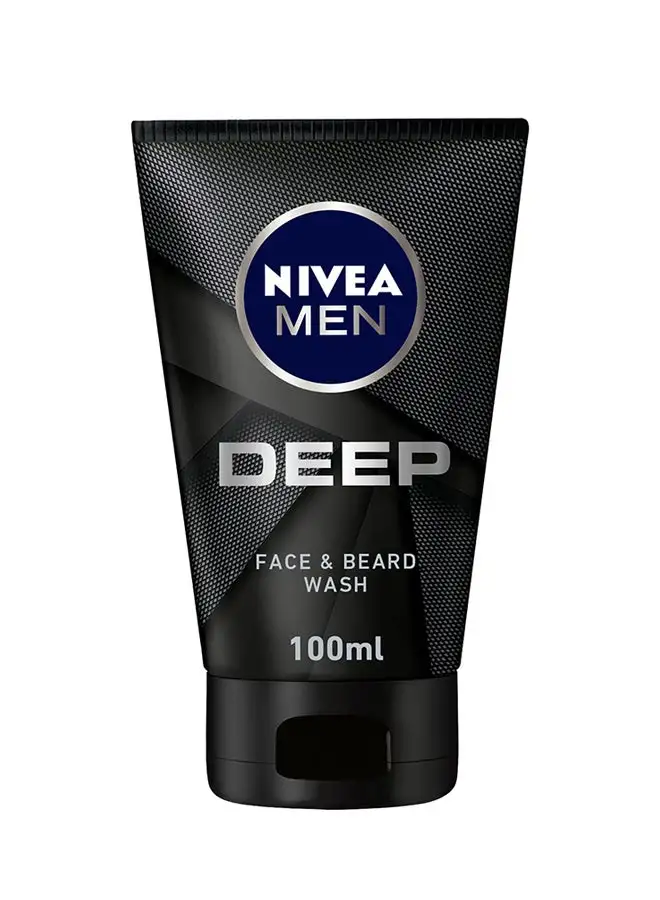 Nivea Men Deep Cleansing Face And Beard Wash 100ml