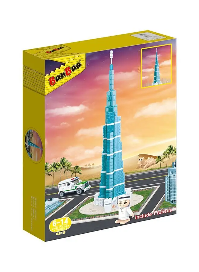 BanBao 340-Piece Burj Khalifa Crystal Building Toy Set