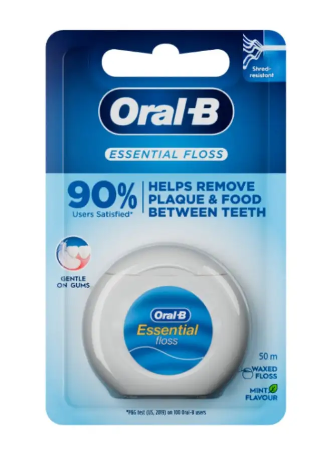 Oral B Essential Floss Mint waxed 50meter