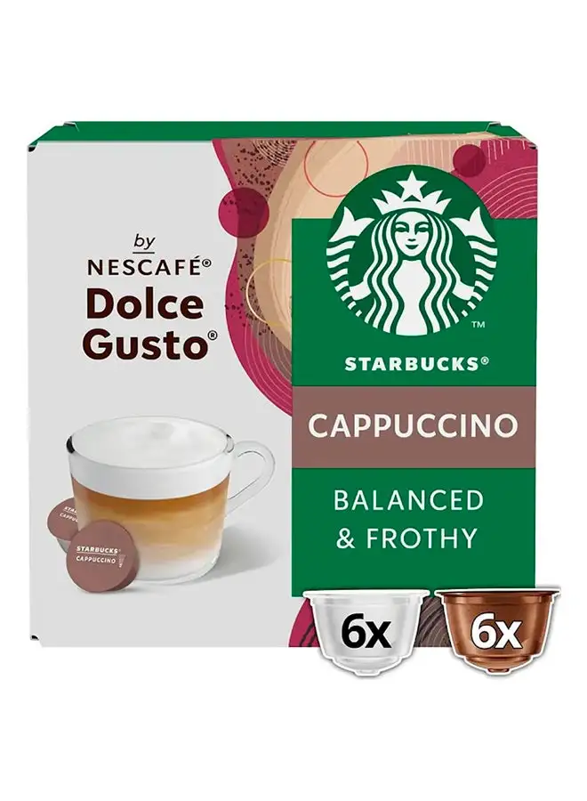 Starbucks Dolce Gusto 12 Pods Cappuccino 120grams