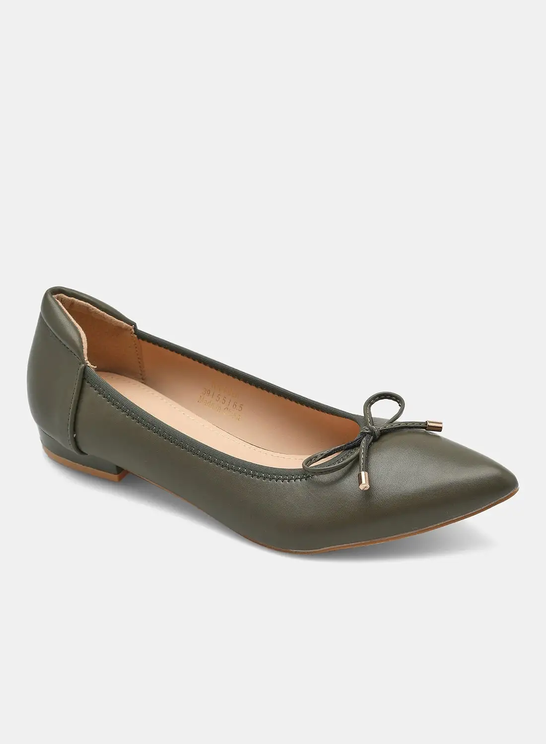 Aila Casual Ballerina Olive