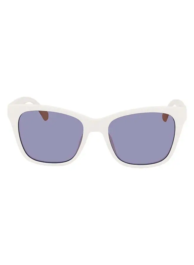 Calvin Klein Jeans Women's Full Rim Injected Cat Eye Sunglasses CKJ21618S-100-5418 