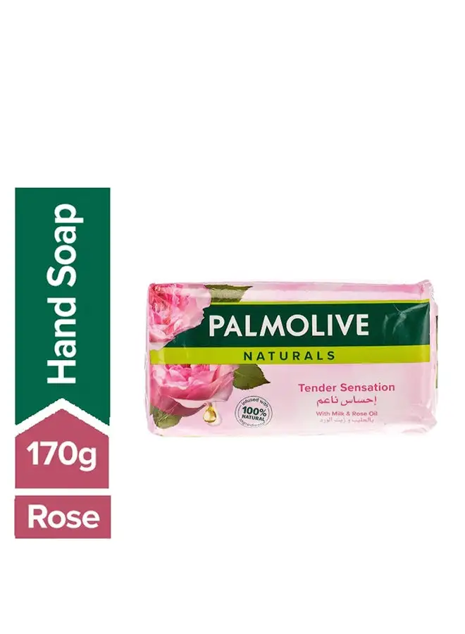 Palmolive Naturals Tender Sensation With Milk And Rose Oil Bar Soap 170grams