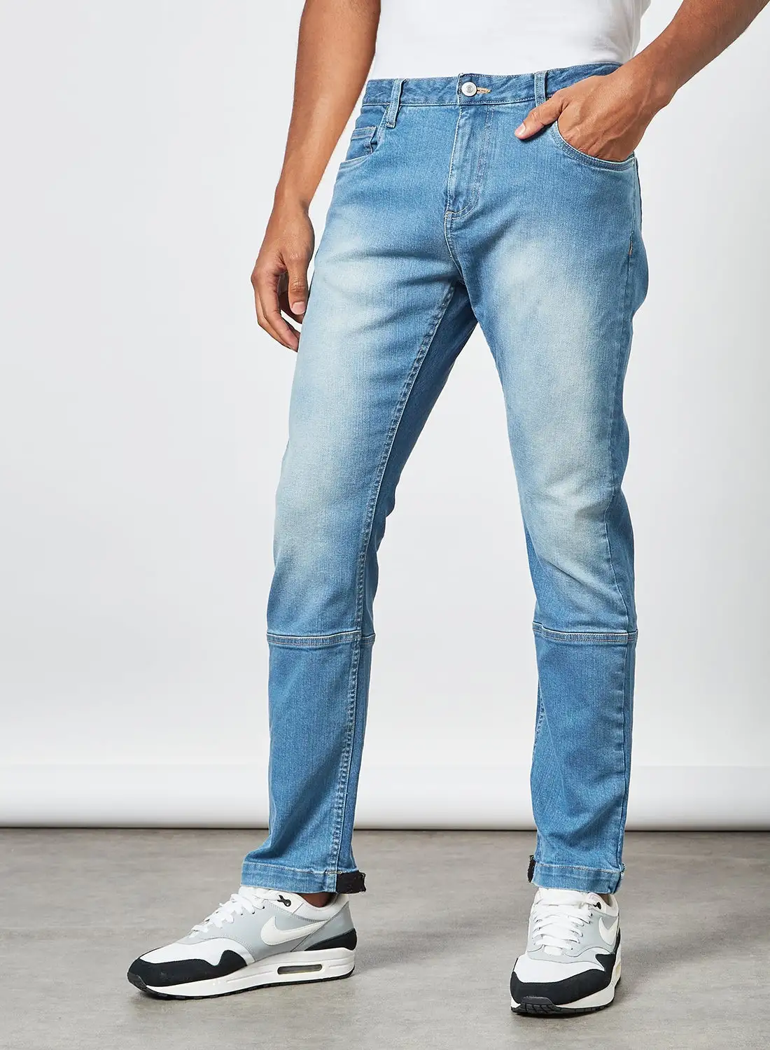 Blue Saint Comfortable Stylish Cotton Jeans Blue