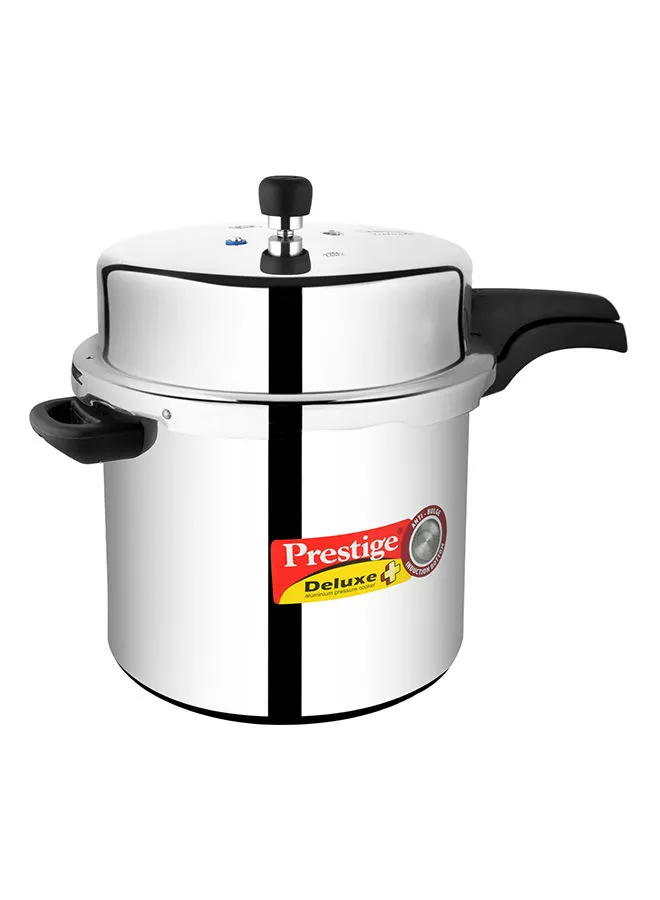 Prestige Aluminum DLX Plus Cooker Silver 12Liters