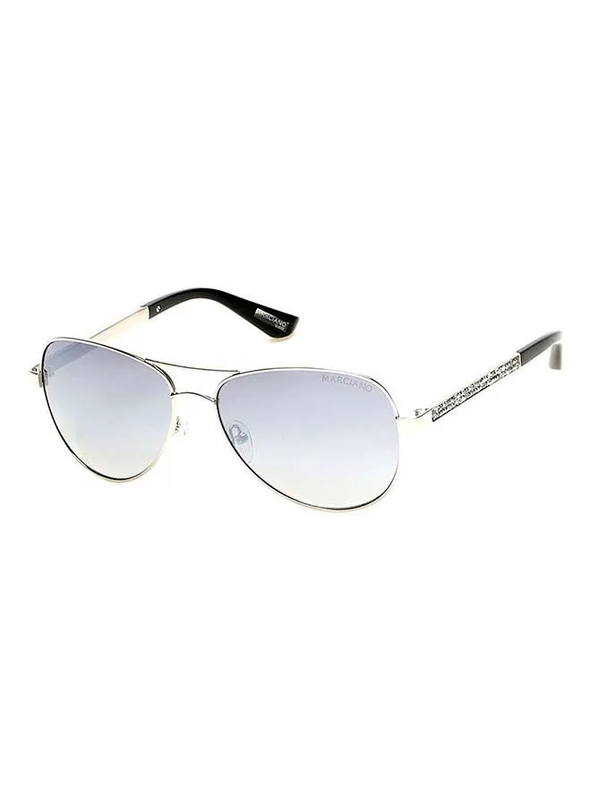 GUESS BY MARCIANO Women's UV Protection Aviator Sunglasses - Lens Size: 60 mm