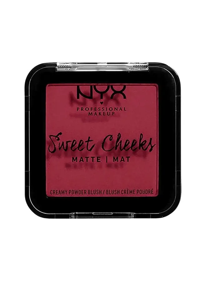 NYX PROFESSIONAL MAKEUP Sweet Cheeks Creamy Powder Blush Matte Summer Breeze