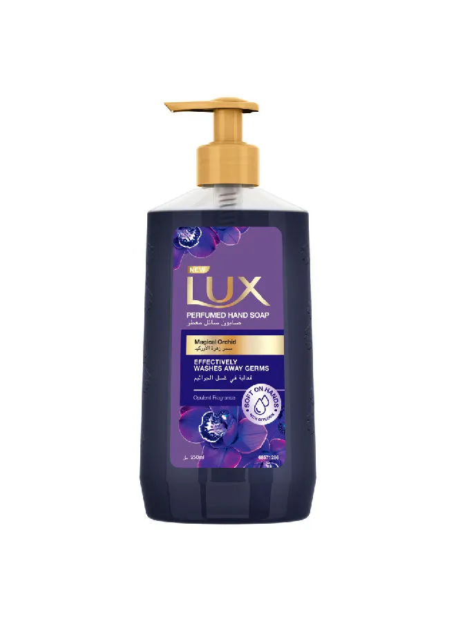 Lux Antibacterial Liquid Handwash Glycerine Enriched Magical Orchid For All Skin Types 250ml