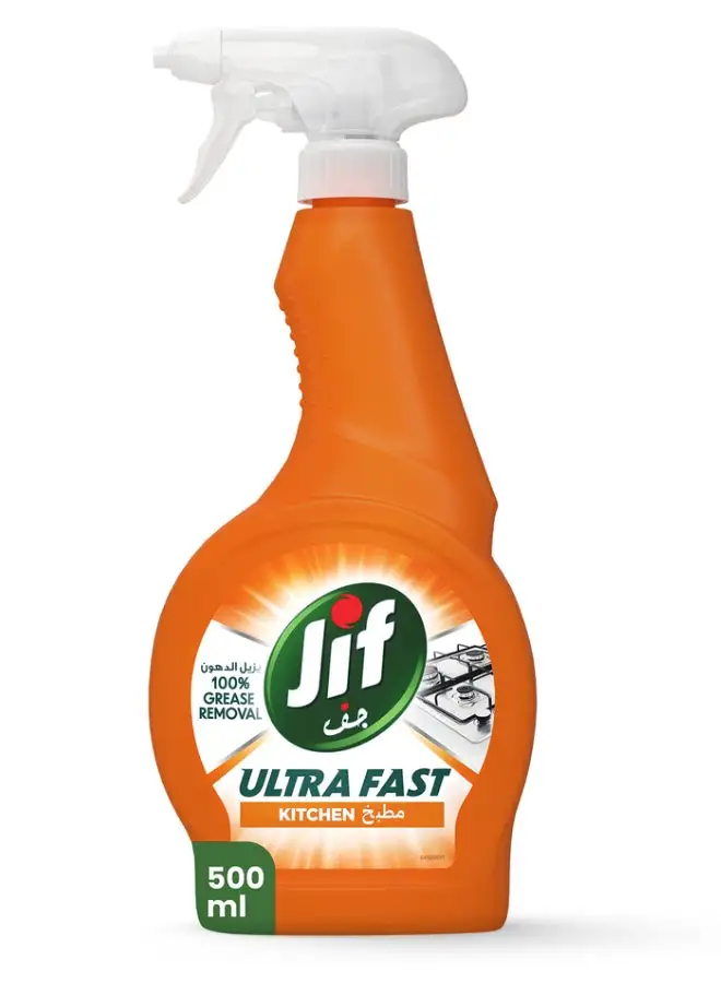 Jif Ultra Fast Cleaner Spray, For Kitchen 500ml