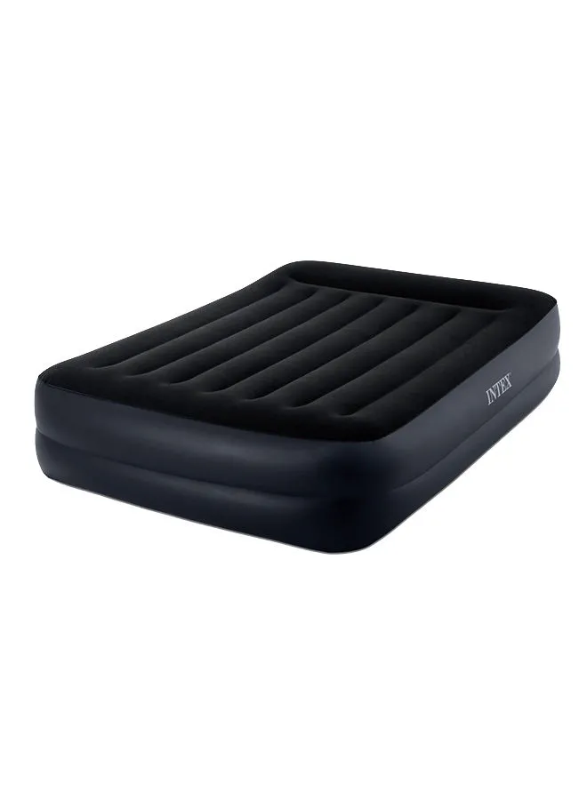 INTEX Queen Dura Beam Basic Series Pillow Rest Raised Bed Plastic Multicolour