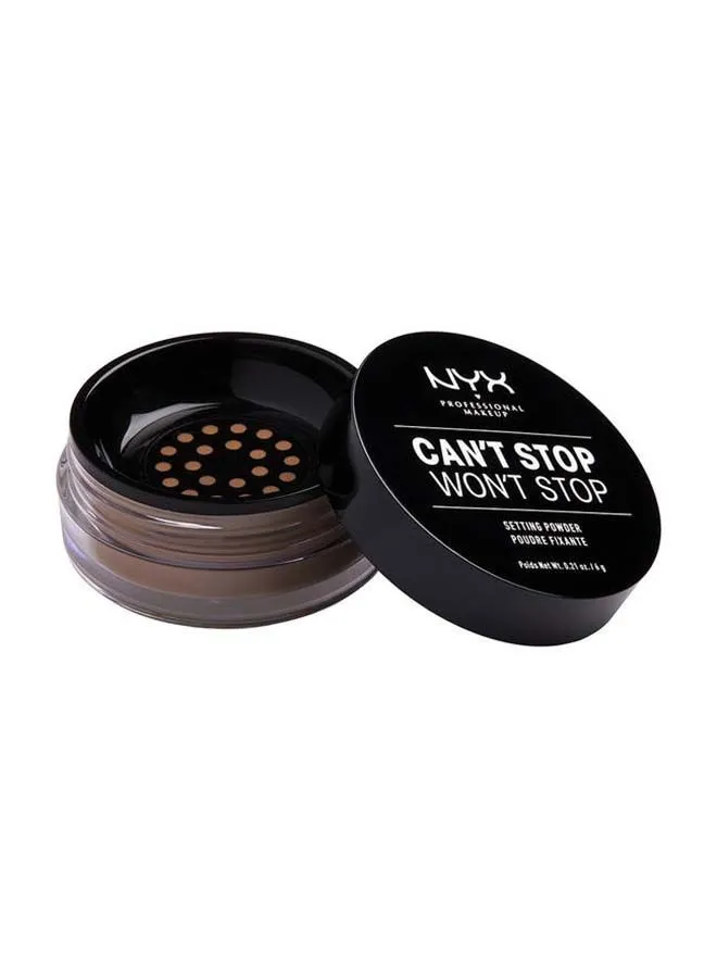 NYX PROFESSIONAL MAKEUP Can't Stop Won't Stop Setting Powder Medium Deep