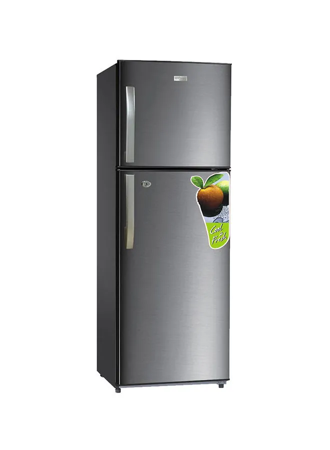 SUPER GENERAL 410L Gross And 333L Net, Compact Double Door Refrigerator-Freezer, No-Frost, LED-light 1460 W SGR410I Grey/Silver