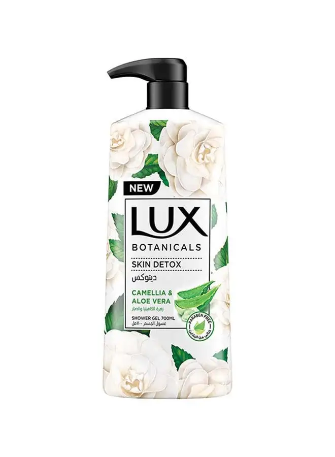 Lux Botanicals Body Wash Skin Detox With Nourishing Camellia And Aloe Vera For Soft Natural And Fragrant Skin White 700ml