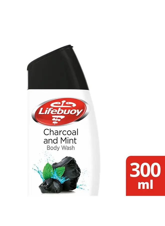 Lifebuoy Charcoal And Mint Antibacterial Body Wash 300ml