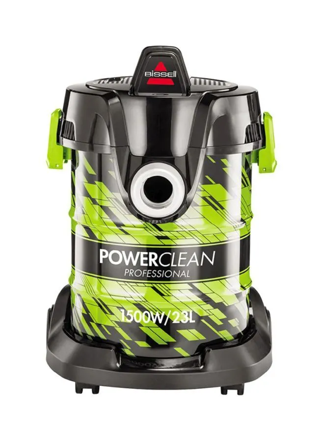 Bissell Power Clean Professional Canister Vacuum Cleaner 21 L 1500 W 2026E Black/Green/Grey