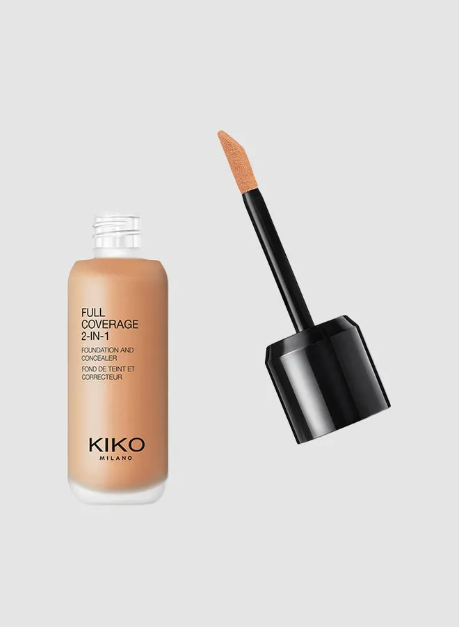 KIKO MILANO Full Coverage 2 In 1 Foundation & Concealer Neutral 60