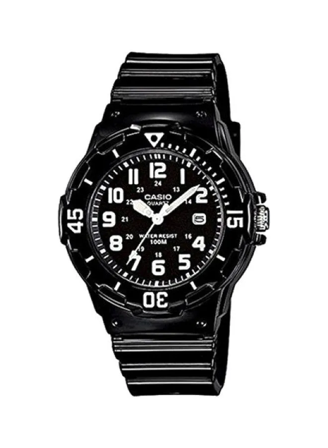 CASIO Women's Water Resistant Analog Watch LRW-200H-1BVDF - 33 mm - Black