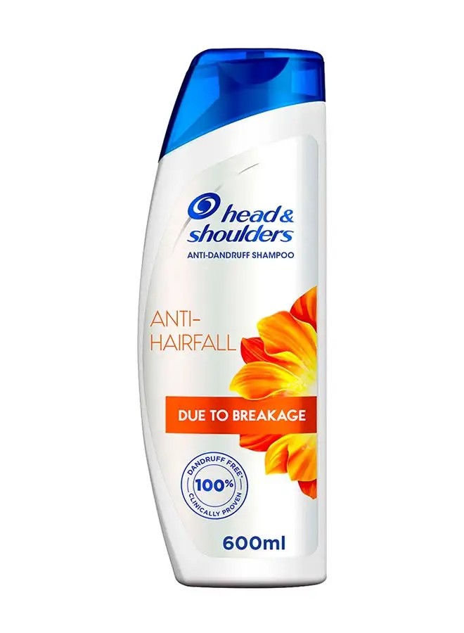 Head & Shoulders Anti-Hairfall Anti-Dandruff Shampoo Multicolour 600ml