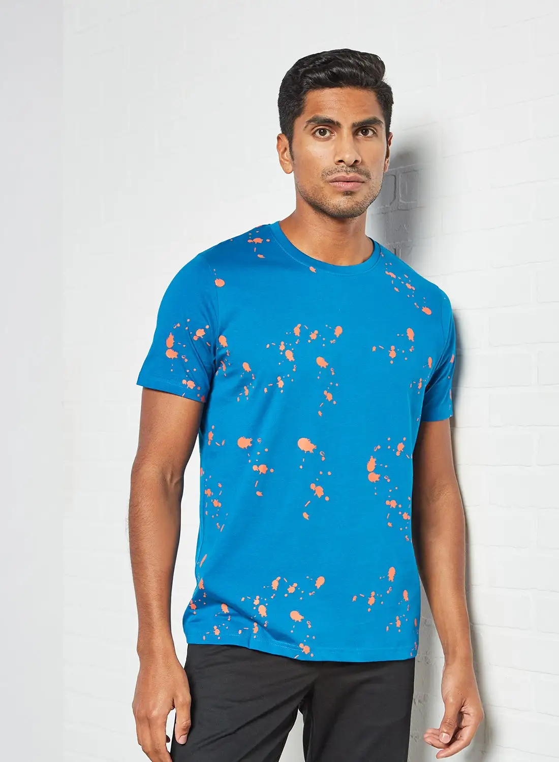 Blue Saint Regular Fit T-Shirt Blue