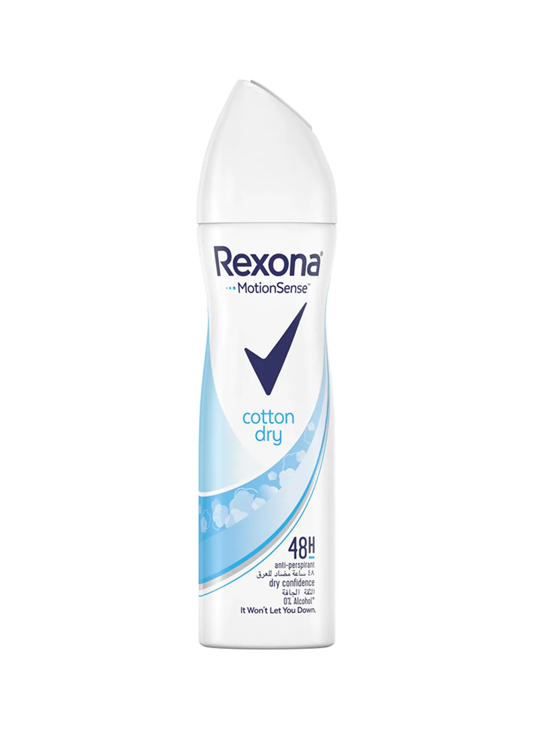 Rexona Women Antiperspirant Deodorant Spray  Cotton Dry 150ml