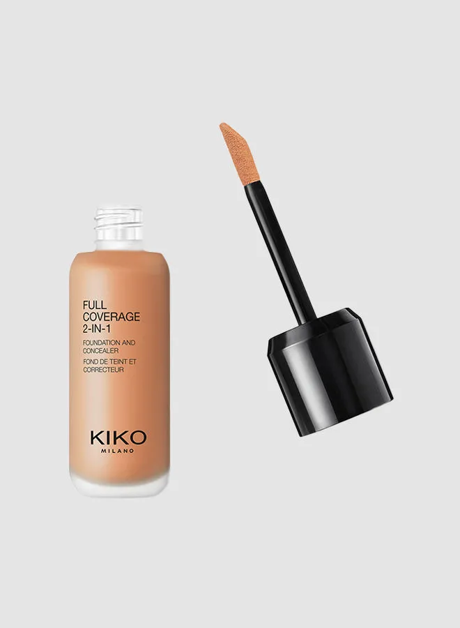 KIKO MILANO Full Coverage 2 In 1 Foundation & Concealer Neutral 80