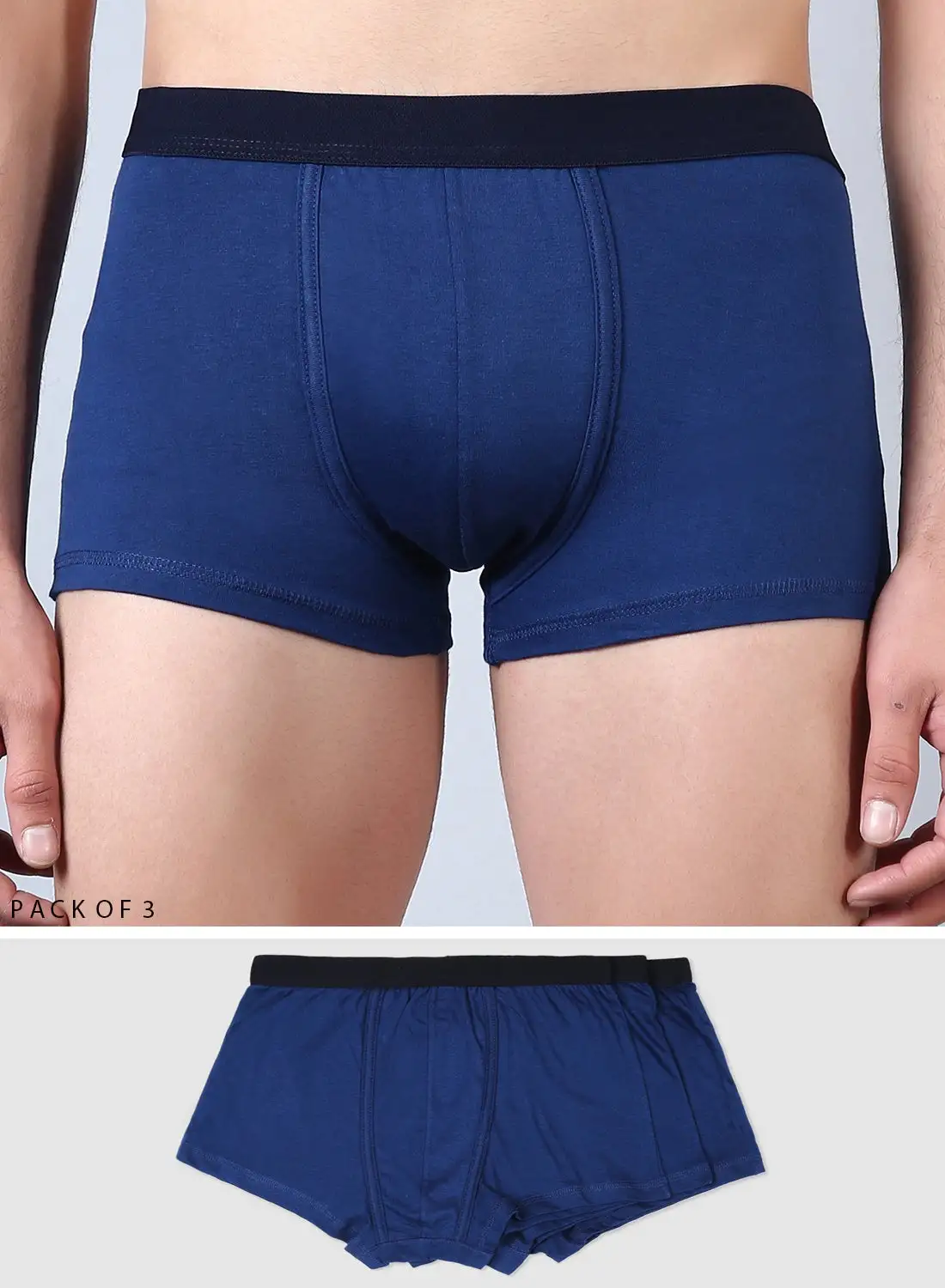 QUWA ( Pack of 3 ) Comfortable Brief Navy