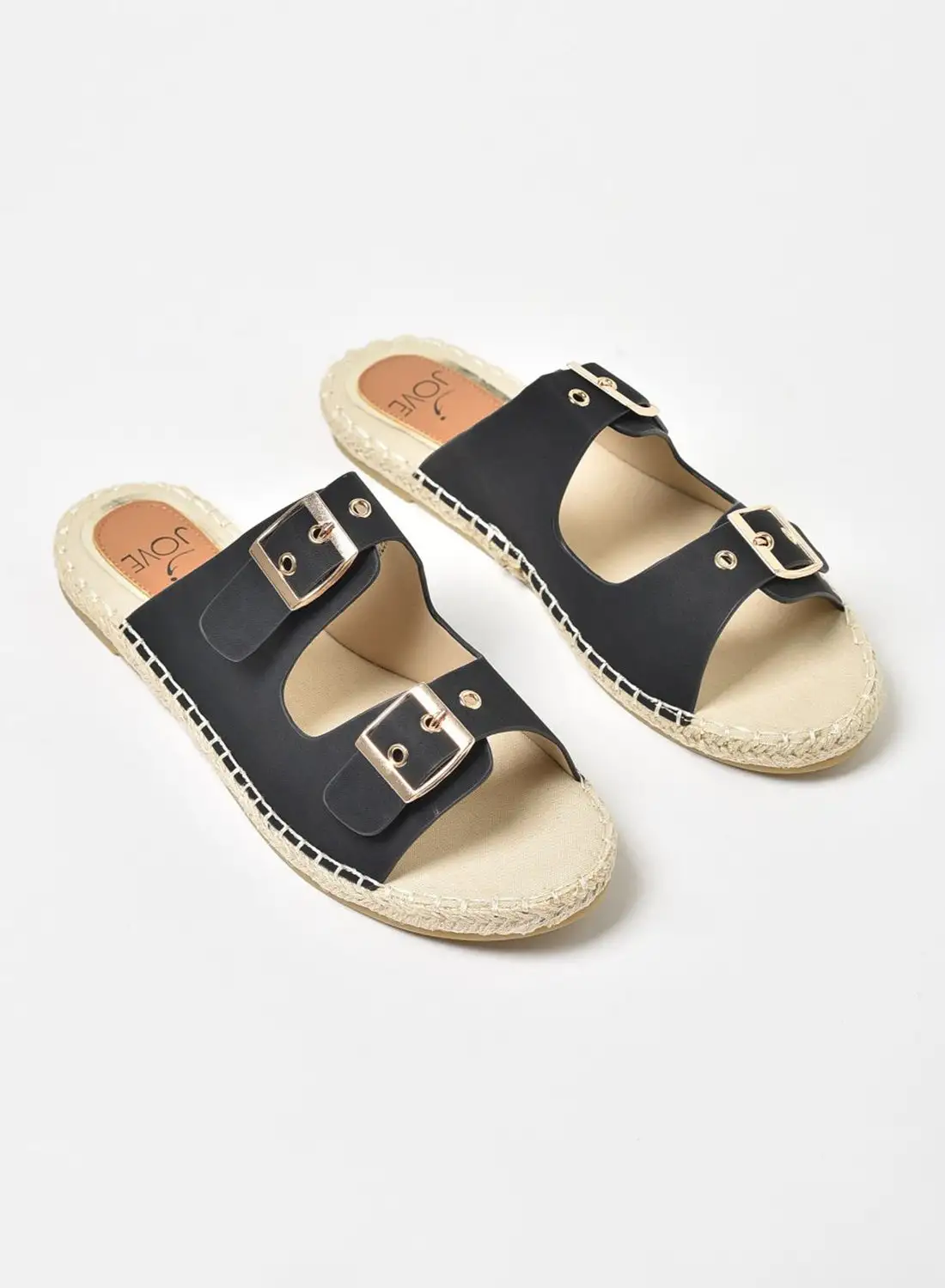 Jove Women's Casual Espadrilles Black