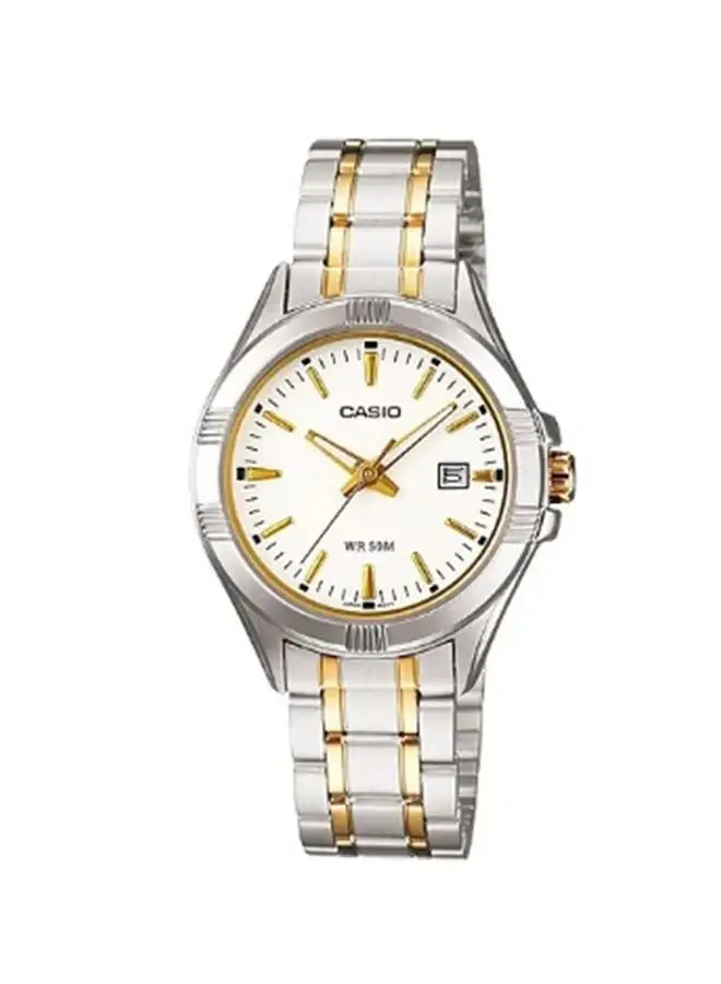 CASIO Women's Stainless Steel Analog Wrist Watch LTP-1308SG-7AVDF