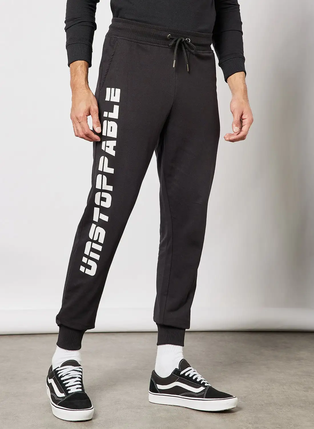 ABOF Regular Fit Joggers Black