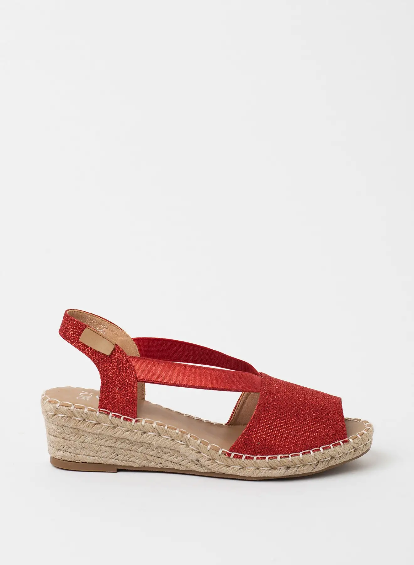 Jove Women's Casual Espadrille Maroon Mat