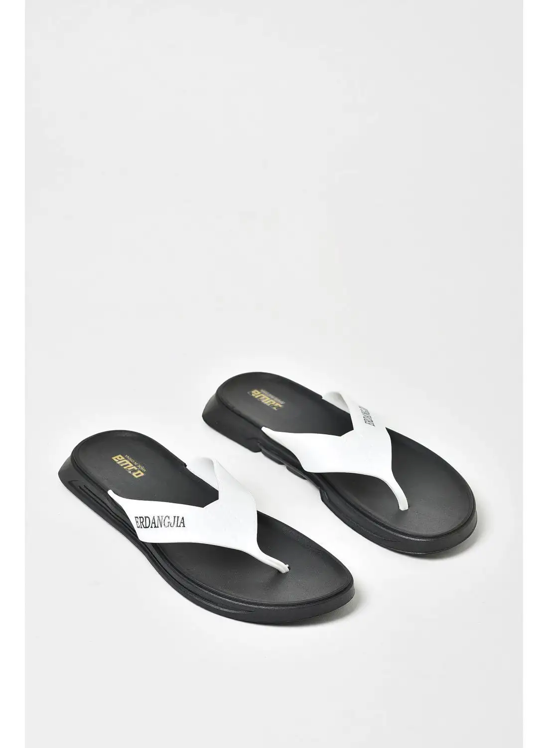 QUWA Flip Flops White/Black