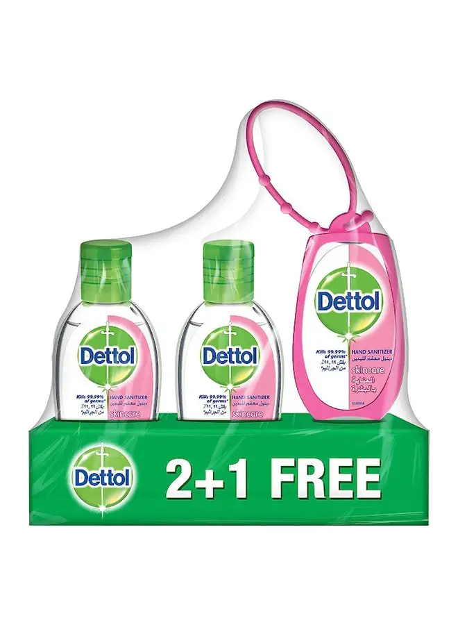 Dettol Skincare Anti-Bacterial Hand Sanitizer 50ml Pack Of 3 50ml