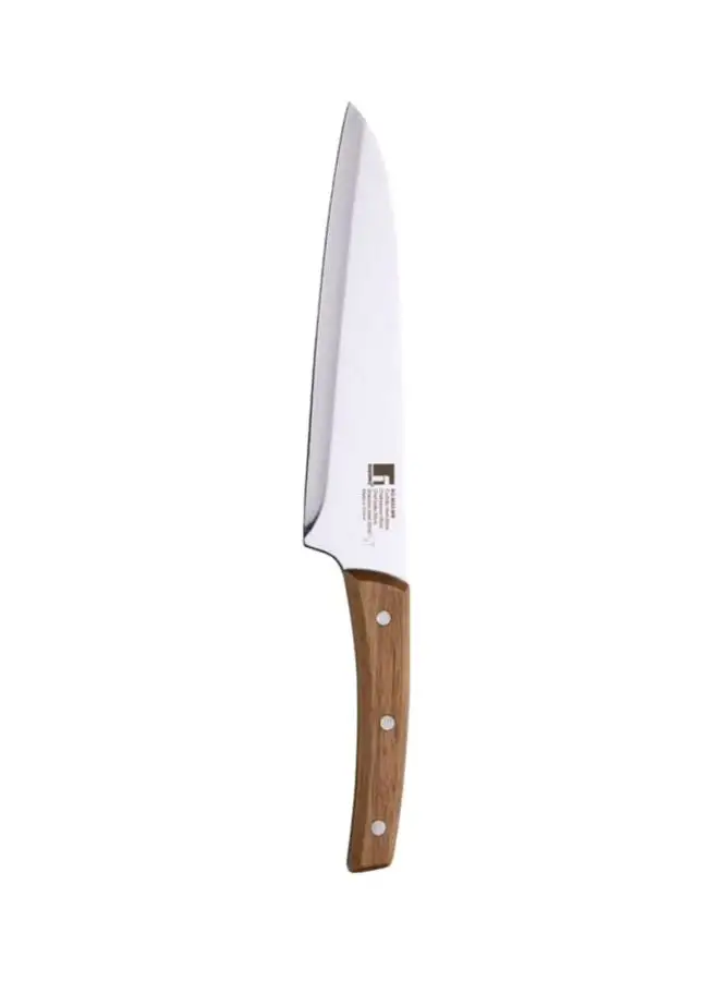 BERGNER Nature SS Chef Knife Silver/Brown 20cm 