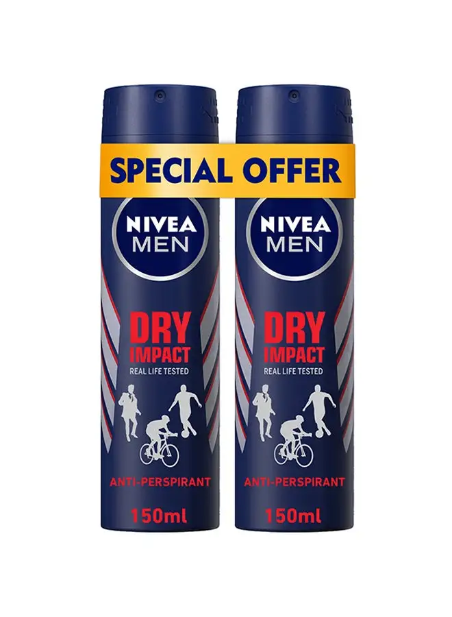 Nivea Dry Impact Antiperspirant For Men Spray 150ml